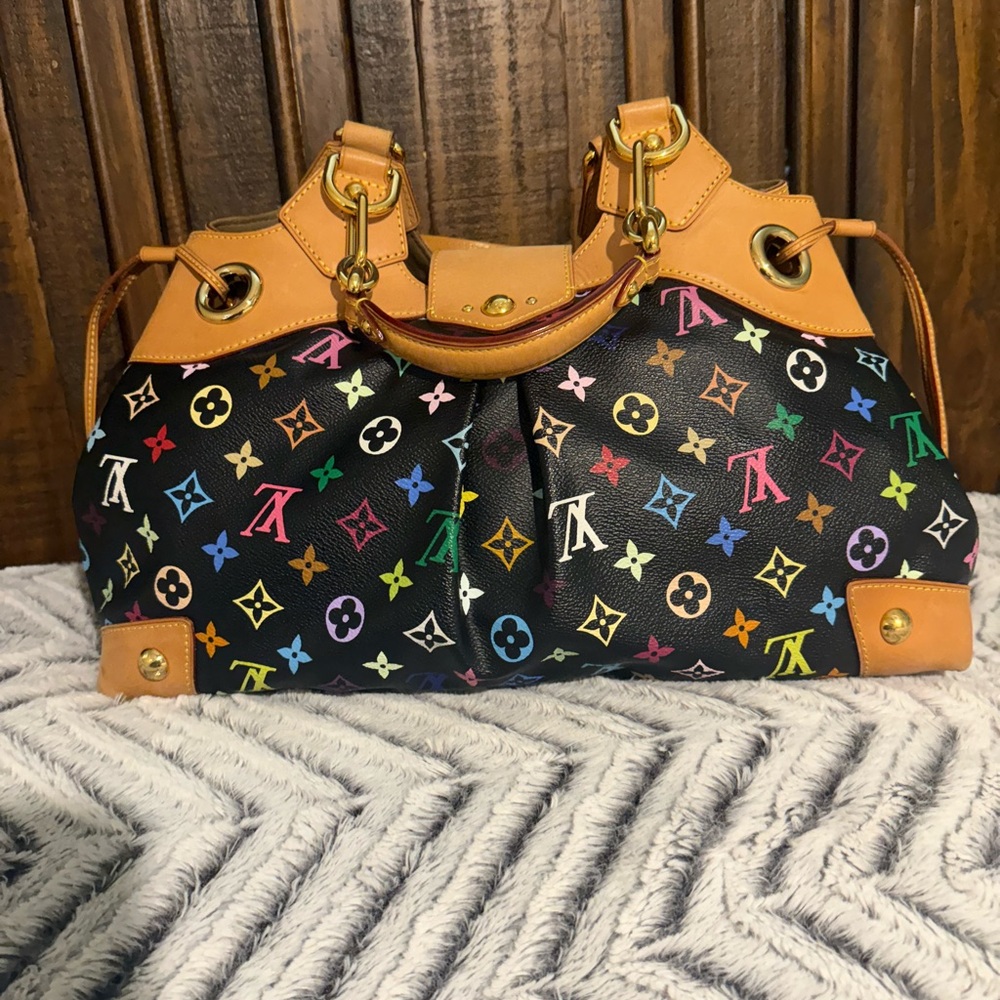 ‼️SOLD ELSEWHERE‼️♥️💙 Louis Vuitton X Takashi Murakami Noir Ursula - Picture 5 of 16